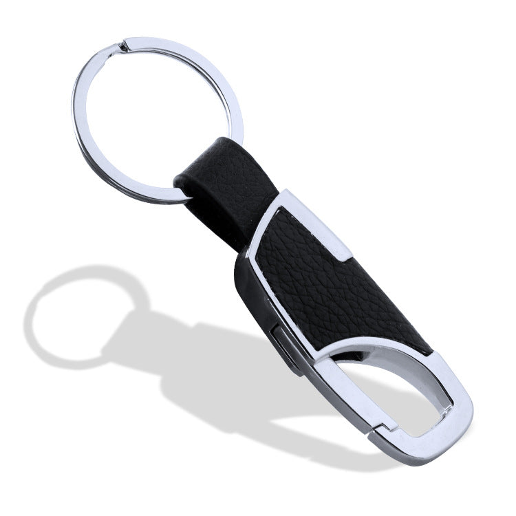 Wholesale 2pcs Men's Car Genuine Leather Keychains